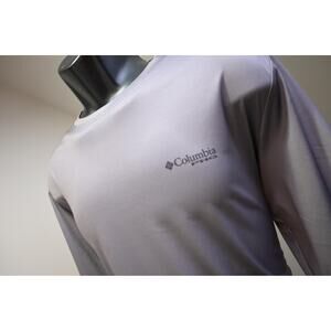 Columbia PHG UV Water Shirt Omni-Shade Hunting Gray Long Sleeve Mens Size Large